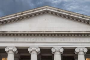 Treasury department building in Washington DC - IRS Deregulation - Brown, Chism & Thompson